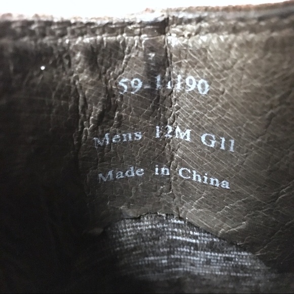 JOHNSTON & MURPHY Loafers Brown Leather Slip On Sheepskin Crepe Sole Size 12M - Picture 9 of 13